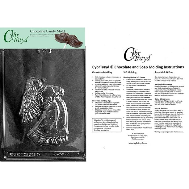 Cybrtrayd Spaceman and Rockets Kids Chocolate Candy Mold with Chocolatiers Guide Instructions Book Manual Cybrtrayd Spaceman and Rockets Kids Chocolate Candy Mold with Chocolatiers Guide Instructions Book Manual